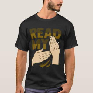 Camiseta Gesto manual Audição surda Perda Consciência 12