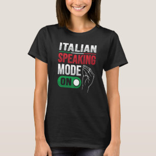 Camiseta Gesto Mão Italiano Para A Itália