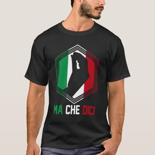 Camiseta Gesto Patriótico Italiano Mães de Sinalizador Che  (Frente)