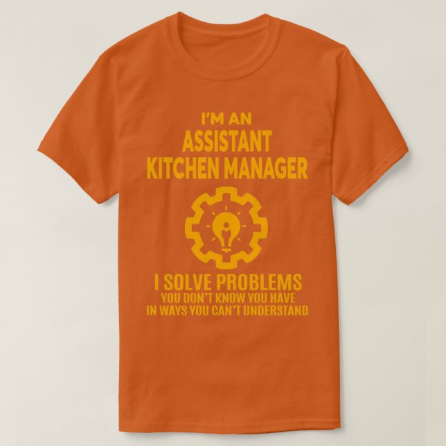 CAMISETA GESTOR ASSISTENTE KITCHEN NICE DESIGN 2017 1 (Frente do Design)