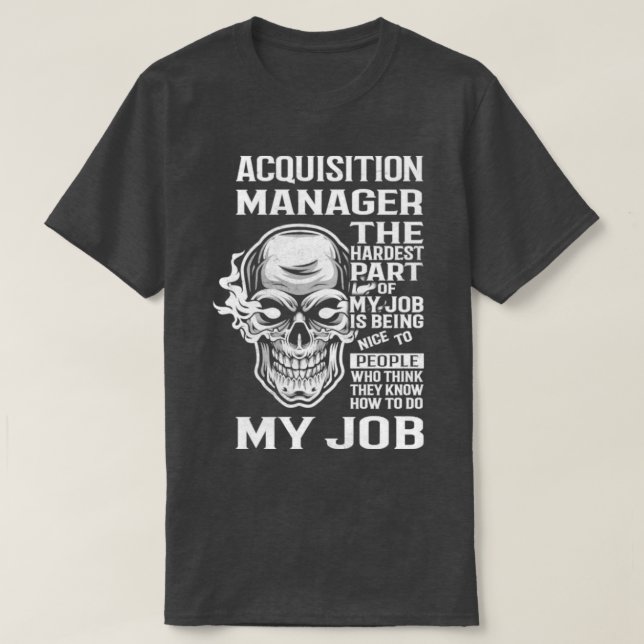 Camiseta Gestor de Aquisições (Frente do Design)