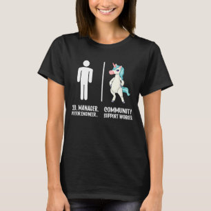 Camiseta Gestor de CEO Trabalho de Apoio Médico à Comunidad