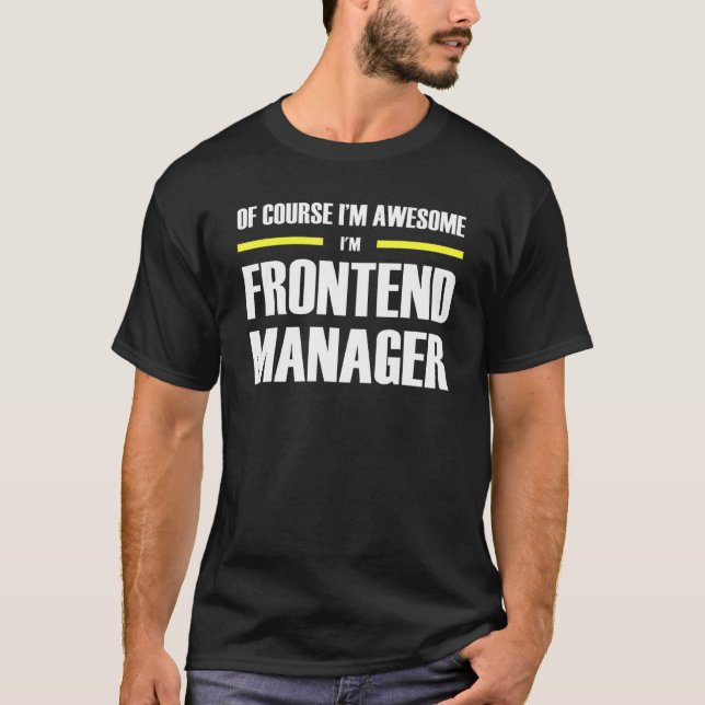 Camiseta Gestor de Fronteiras Incrível (Frente)