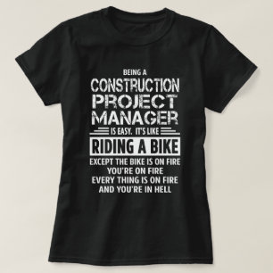 Camiseta Gestor de Projetos de Construção