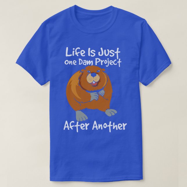 Camiseta Gestor de Projetos Funny Beaver (Frente do Design)