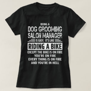 Camiseta Gestor de Salões de Agrupamento de Cachorros