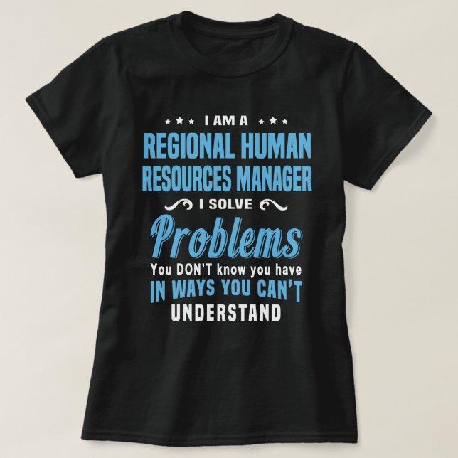 Camiseta Gestor Regional de Recursos Humanos (Frente do Design)