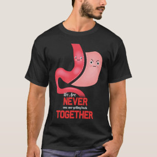 Camiseta Gestric Stomach cirurgia perda de peso aviso médic