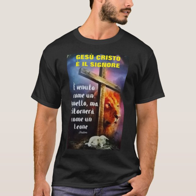 CAMISETA GESU CRISTO È IL SIGNORE (Frente)