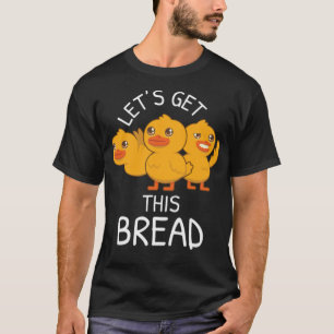 Camiseta Get Bread Duck Memória Duck Pun Pun Pun Watercolor