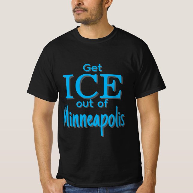 Camiseta Get ICE out of [place] (Frente)
