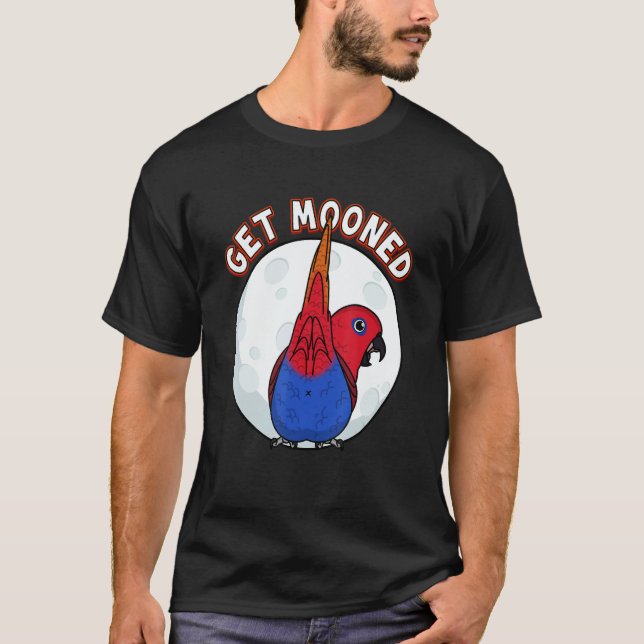Camiseta Get Mooned I Parrot Underfluffies I Female Eclectu (Frente)