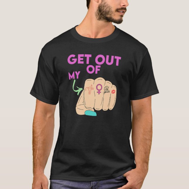 Camiseta Get Out Of My Uterus Women's Rights (Frente)