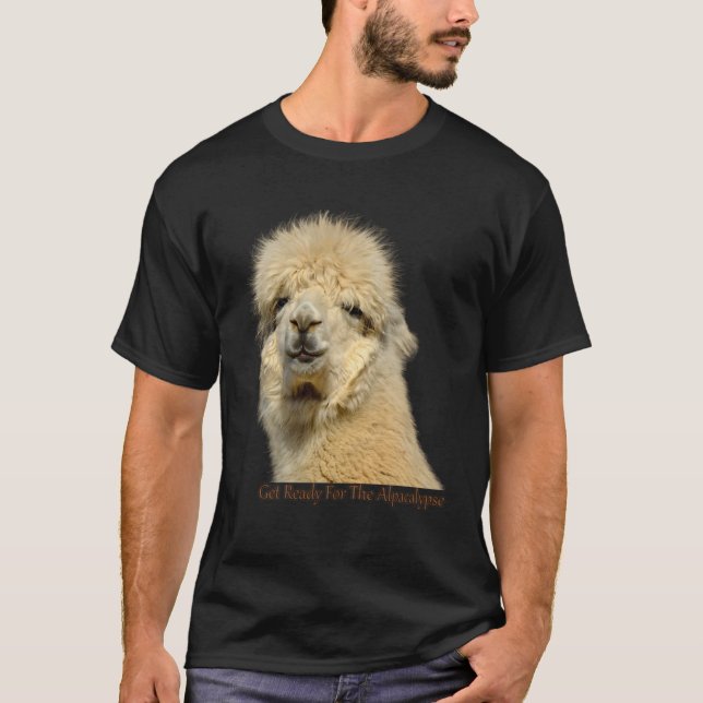 Camiseta Get Ready For The Alpacalypse Cute Alpaca animal L (Frente)