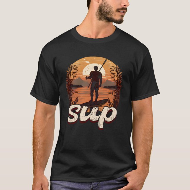 Camiseta Get ready to hit the waves with our SUP (Frente)