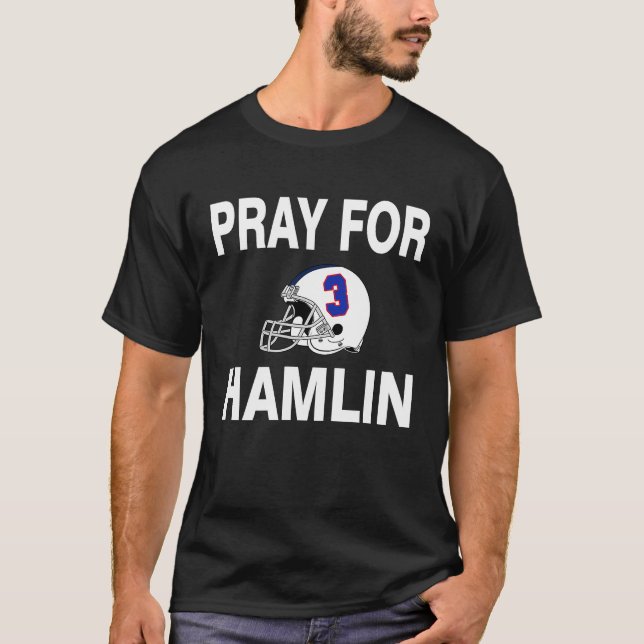 Camiseta Get Well Soon Pray For Hamlin (Frente)