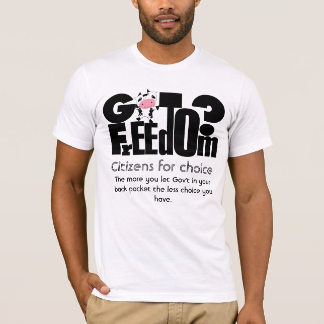 Camiseta GetFreedom - Cidadãos por escolha (Frente)