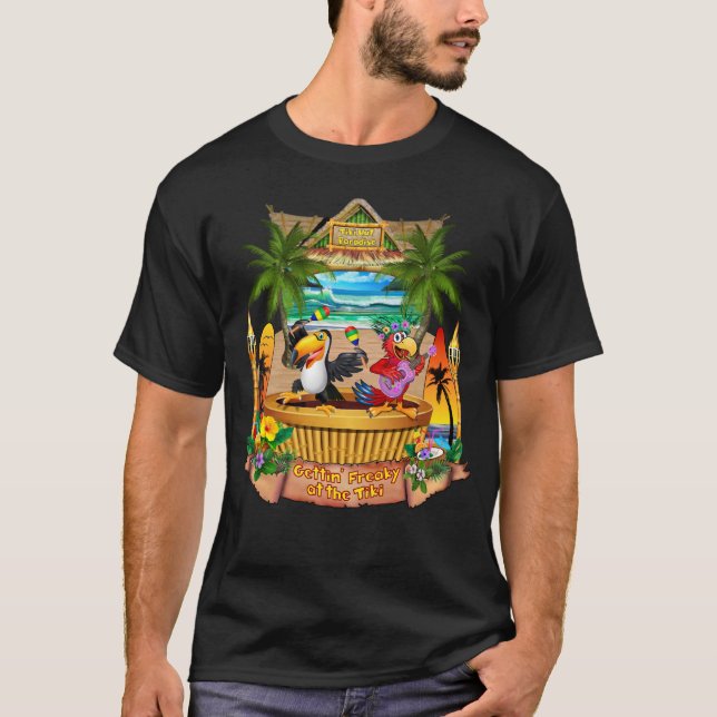 CAMISETA GETTIN' FREAKY NO TIKI (Frente)