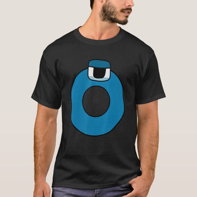 Camiseta Getting Fat - Letra O alfabeto (Frente)