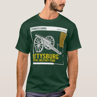 Camiseta Gettysburg National Park Shirt Pensilvânia Desde