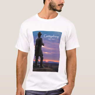 Camiseta Gettysburg - pouca parte superior redonda