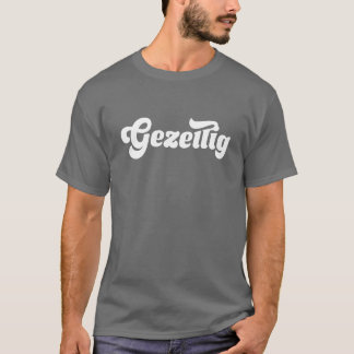 Camiseta Gezellig (fonte funk)
