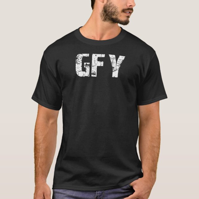 Camiseta GFY Rude Funny (Frente)