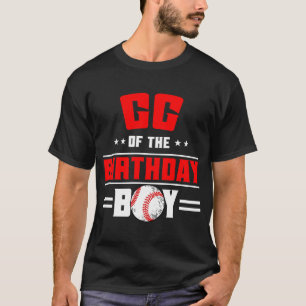 Camiseta GG Do Aniversário Boy Baseball Theme Family Bday