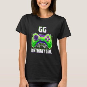 Camiseta GG do vídeo da família de Festa de aniversário Boy