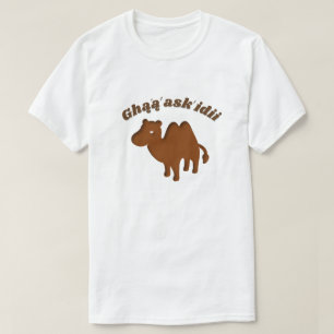 Camiseta Ghą́ą́ʼaskʼidii - camelo dentro