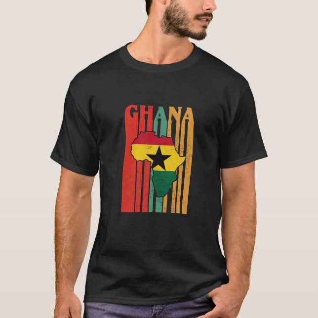 Camiseta Ghana African Pride And Heritage (Frente)