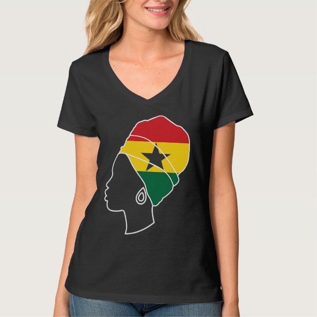 Camiseta Ghana Ghanaian Ghana Flag Ghana  Ghana Fans Ghana  (Frente)