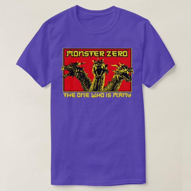 CAMISETA GHIDORAH, QUE É MUITO (Frente do Design)