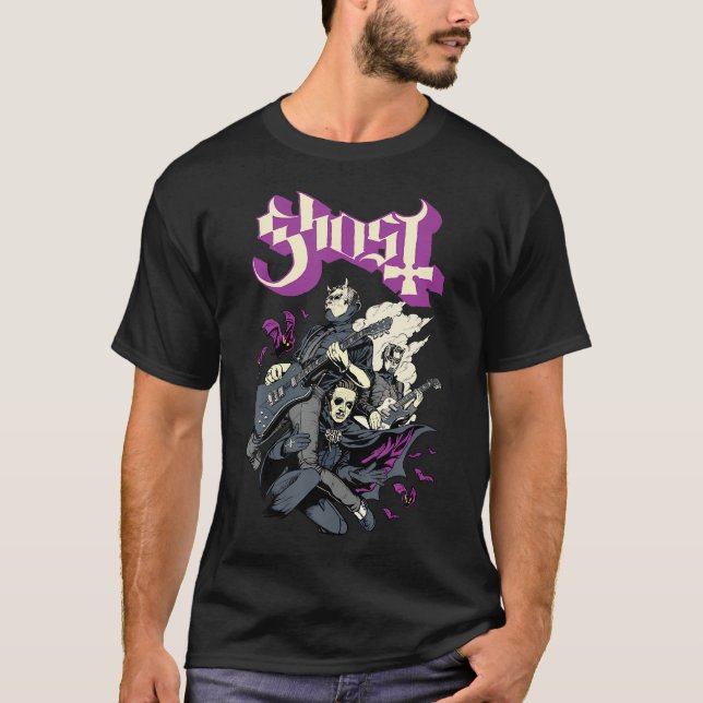 Camiseta Ghost Bats E Banda (Frente)