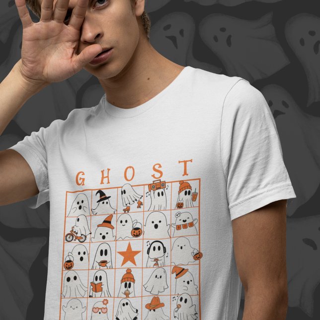 Camiseta Ghost Bingo (This item is for display purposes only to illustrate the design element. )