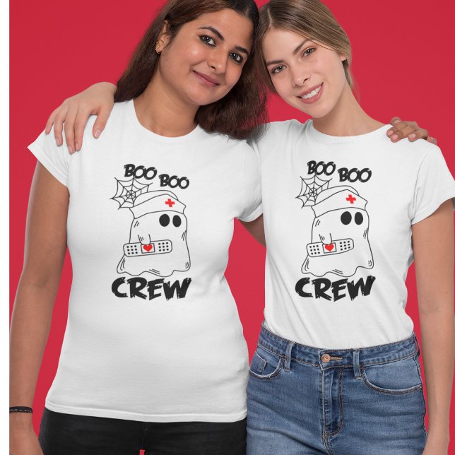 Camiseta Ghost Boo Crew do Bonito Halloween (Criador carregado)