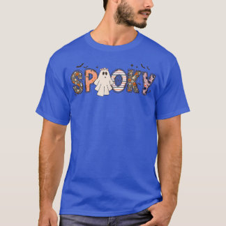 Camiseta Ghost Boo Halloween Figurume Retro Trick Ou