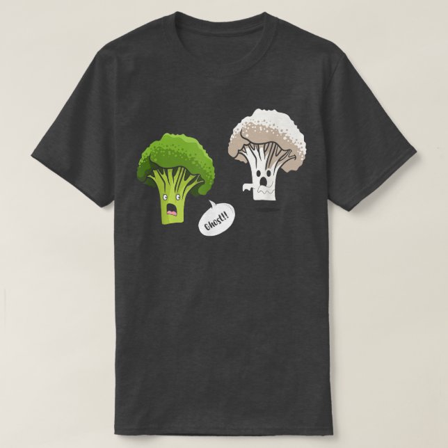 Camiseta Ghost Brocolli Couve-flor Vegetal (Frente do Design)