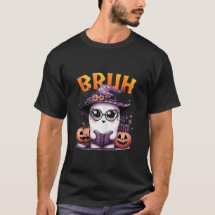 Camiseta Ghost Bruh Boo Lendo livro Engraçado Fúria Hall da