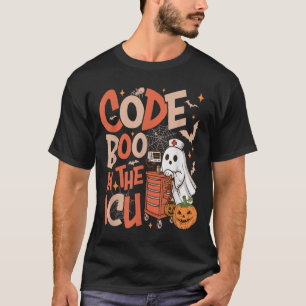 Camiseta Ghost Code Boo No Enfermeiro Enfermeiro Icu