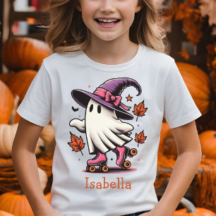 Camiseta Ghost Cute de Halloween de Pista Personalizado