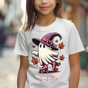 Camiseta Ghost Cute de Halloween de Pista Personalizado