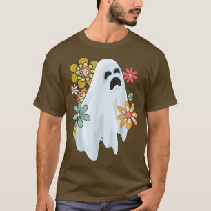 Camiseta Ghost Cute Vintage Retro Floral Grooveen G