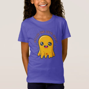Camiseta Ghost de Kawaii, Cute Amarelo