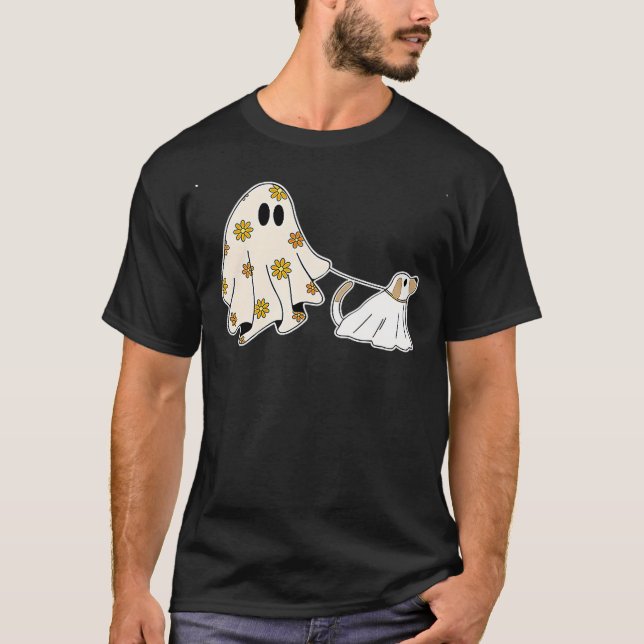 Camiseta Ghost Dog, Dog Lovers Halloween (Frente)
