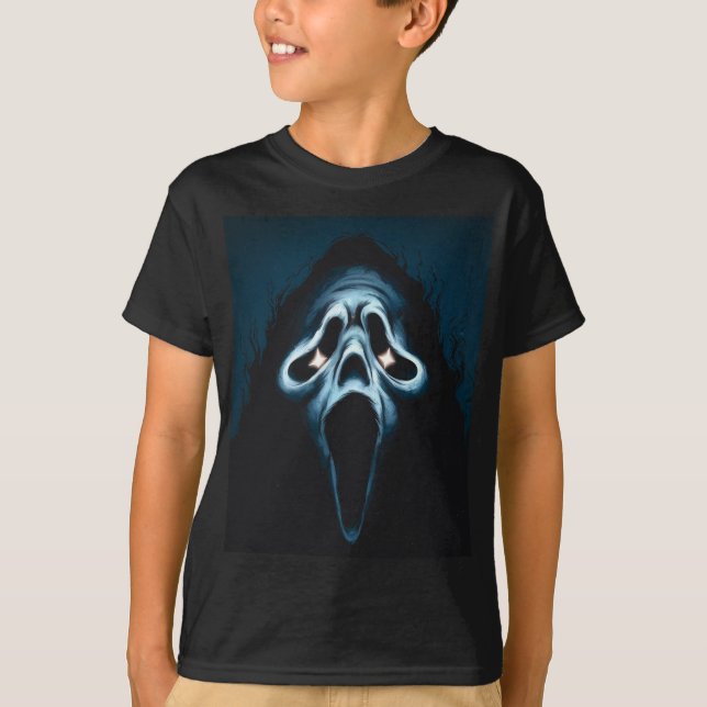 Camiseta Ghost Face T assustadora (Frente)