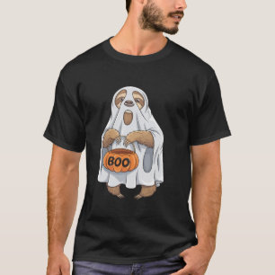 Camiseta Ghost Fantasma Bonito Dia de as Bruxas engraçado B