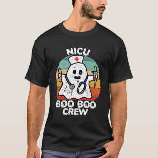Camiseta Ghost Galloween Nicu Boo Boo Crew Neonatal Rn