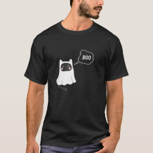 Camiseta Ghost Ghost Shirt Engraçada Boo Último Minuto