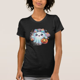Camiseta Ghost Halloween Cute Iridescente